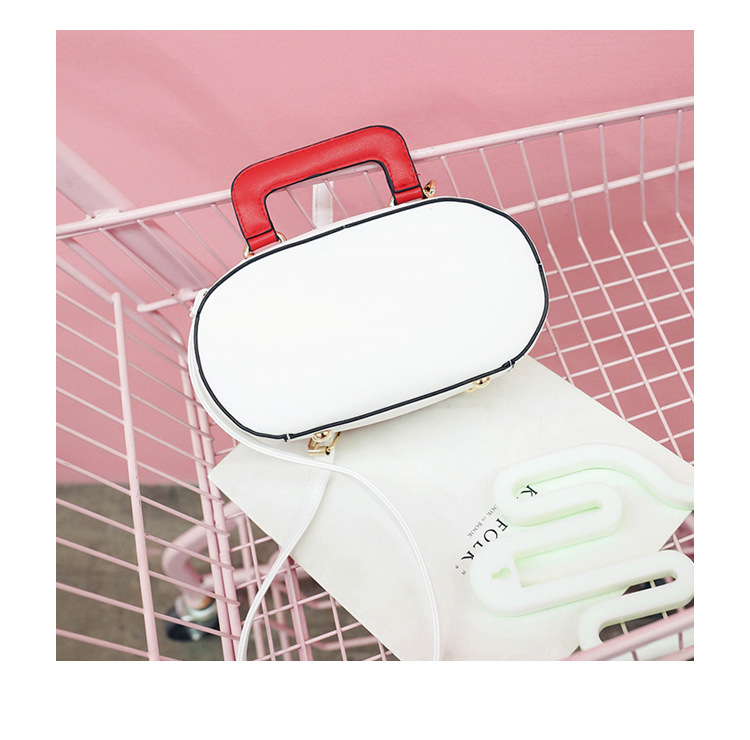 European and American Fashion Simulation Three-Dimensional Shoulder Bag Funny Personality Radio Style Crossbody Rivet Crossbody Bag Women