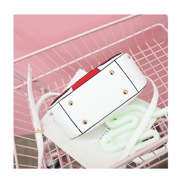 European and American Fashion Simulation Three-Dimensional Shoulder Bag Funny Personality Radio Style Crossbody Rivet Crossbody Bag Women