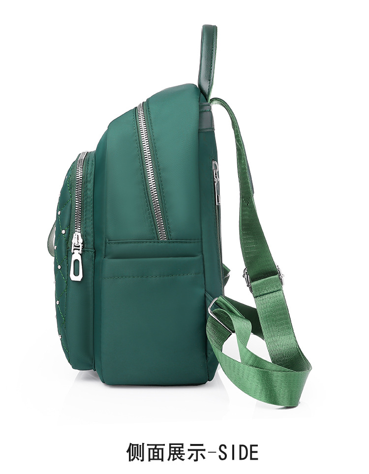 2020 New Women's Bag Oxford Cloth Backpack Waterproof Nylon Schoolbag Women's Korean Style Rivet Casual Backpack Wholesale 2020 New Women's Bag Oxford Cloth Backpack Waterproof Nylon Schoolbag Women's Korean Style Rivet Casual Backpack Wholesale