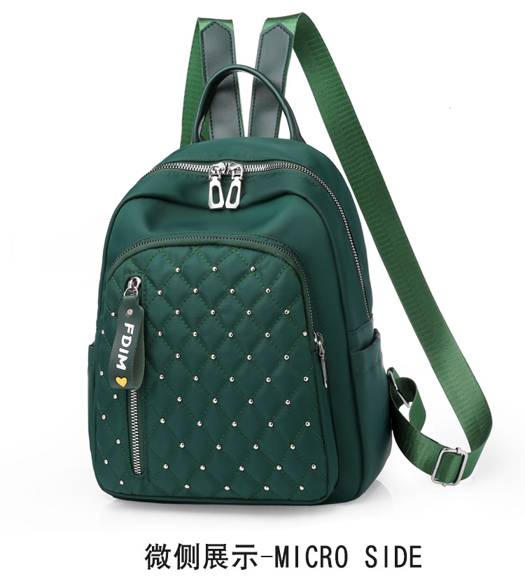 2020 New Women's Bag Oxford Cloth Backpack Waterproof Nylon Schoolbag Women's Korean Style Rivet Casual Backpack Wholesale 2020 New Women's Bag Oxford Cloth Backpack Waterproof Nylon Schoolbag Women's Korean Style Rivet Casual Backpack Wholesale