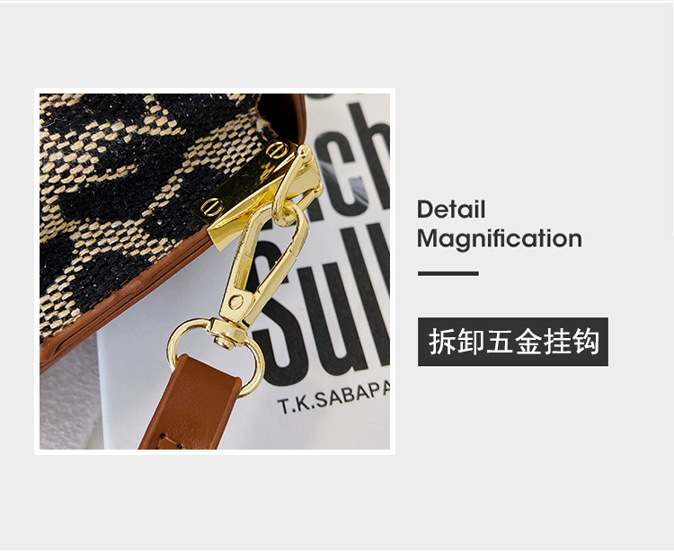 Simple Mini Bag Women's Bag 2021 Autumn and Winter New Western Style Leisure Shoulder Messenger Bag Fashion Rivet Phone Bag