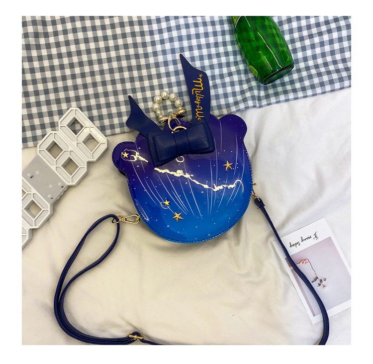 Foreign Trade New Fantasy Creative Jellyfish Shoulder Bag Pearl Bow Rivet Crossbody Bag Contrast Color Letter Women Bag Foreign Trade New Fantasy Creative Jellyfish Shoulder Bag Pearl Bow Rivet Crossbody Bag Contrast Color Letter Women Bag