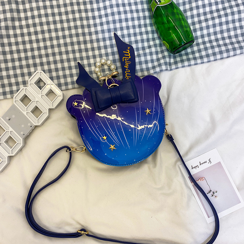 Foreign Trade New Fantasy Creative Jellyfish Shoulder Bag Pearl Bow Rivet Crossbody Bag Contrast Color Letter Women Bag Foreign Trade New Fantasy Creative Jellyfish Shoulder Bag Pearl Bow Rivet Crossbody Bag Contrast Color Letter Women Bag
