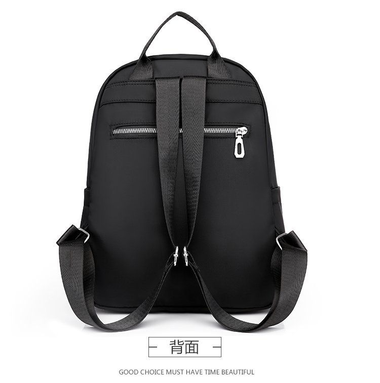 Foreign Trade Wholesale Spring and Autumn New Trendy Japanese and Korean Style Casual Temperament Sports Rivet XINGX Nylon Backpack Women's Bag Foreign Trade Wholesale Spring and Autumn New Trendy Japanese and Korean Style Casual Temperament Sports Rivet XINGX Nylon Backpack Women's Bag