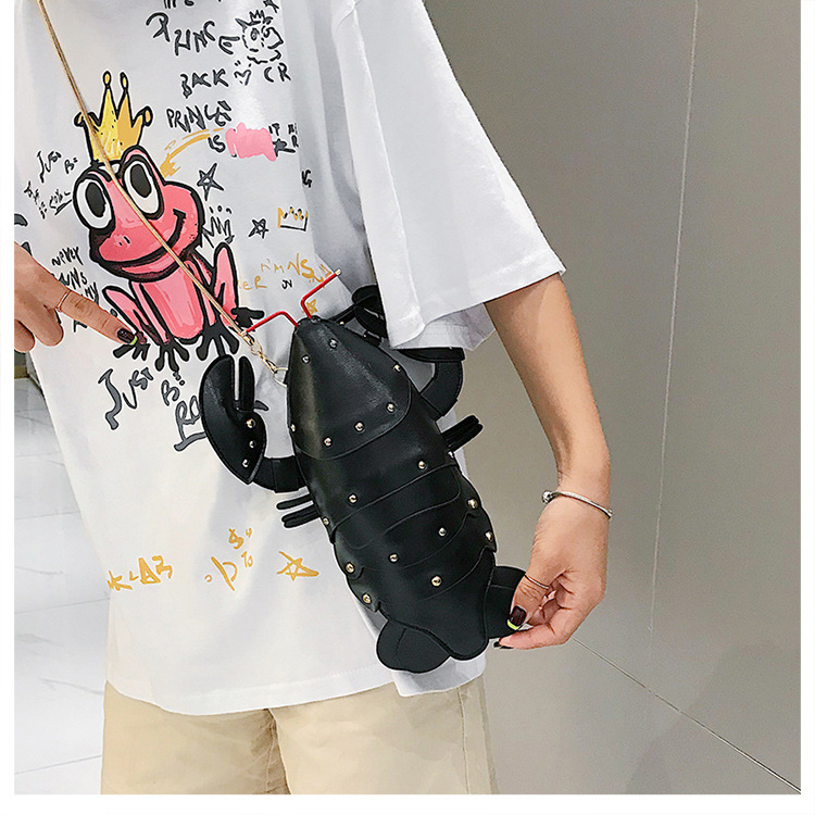 Cute Small Bag Women's 2020 New Crossbody Creative Rivet Korean Style Fashion AllMatch Funny Personality Women's Bag Cute Small Bag Women's 2020 New Crossbody Creative Rivet Korean Style Fashion AllMatch Funny Personality Women's Bag