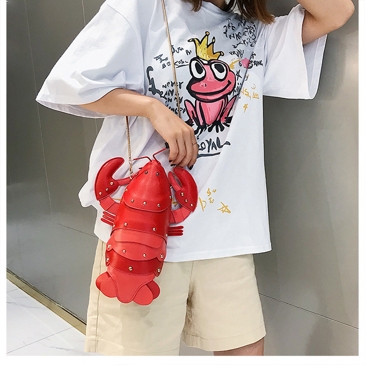 Cute Small Bag Women's 2020 New Crossbody Creative Rivet Korean Style Fashion AllMatch Funny Personality Women's Bag Cute Small Bag Women's 2020 New Crossbody Creative Rivet Korean Style Fashion AllMatch Funny Personality Women's Bag