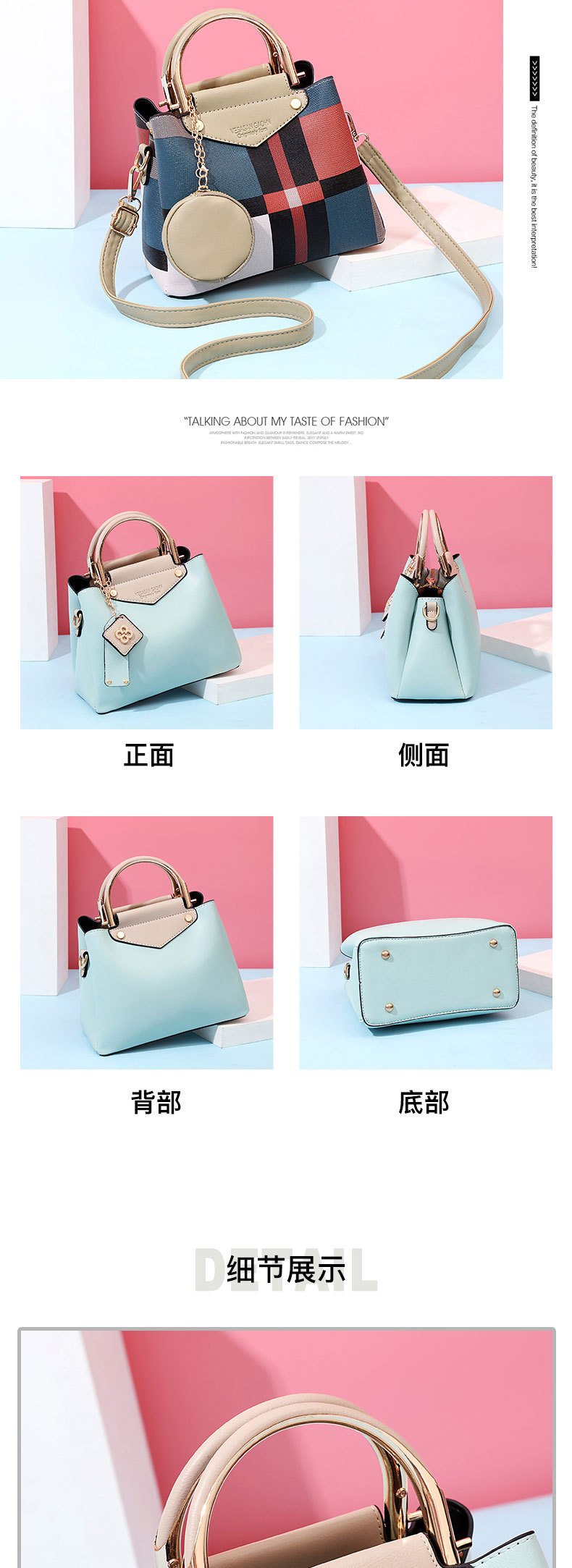 Factory Direct Sales Comes with Non-Slip Rivet High Quality PU Leather Creative Women's Shoulder Bag Sandwich Pocket Pillow Clutch Factory Direct Sales Comes with Non-Slip Rivet High Quality PU Leather Creative Women's Shoulder Bag Sandwich Pocket Pillow Clutch