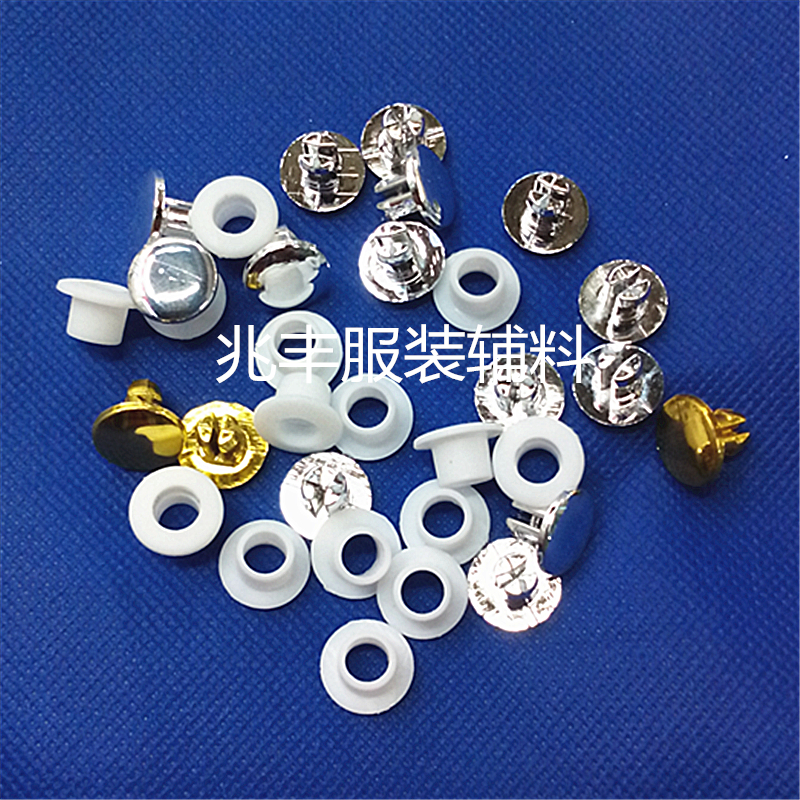 Plastic letter rivet bag file special card PIN nylon push-fit plastic nail accessories