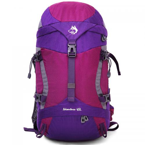 Outdoor backpack hiking bag waterproof Ripstop Nylon fabric 45L 3 colors in stock