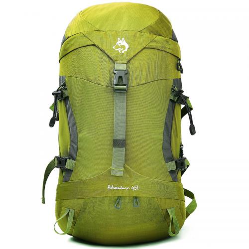 Outdoor backpack hiking bag waterproof Ripstop Nylon fabric 45L 3 colors in stock