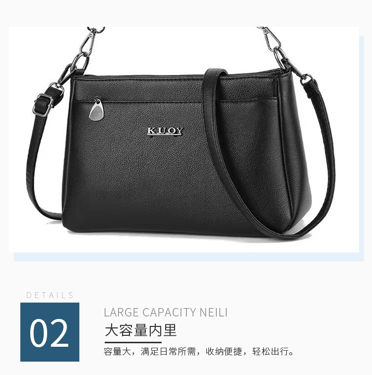 Women's Bag 2021 New Korean Style Spring and Summer Handbag Stylish Graceful Simple Shoulder Messenger Bag in Stock Wholesale