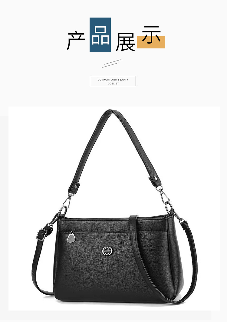 Women's Bag 2021 New Korean Style Spring and Summer Handbag Stylish Graceful Simple Shoulder Messenger Bag in Stock Wholesale