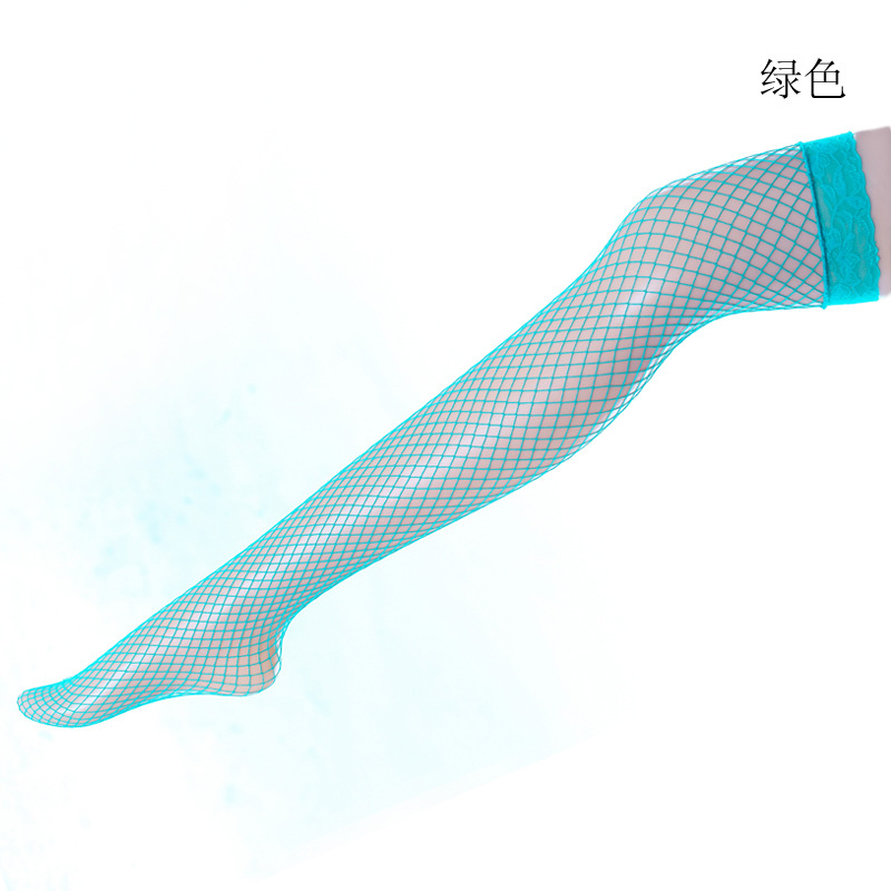 Cross-Border Supply Mesh Stockings Foreign Trade in Stock Long Tube Middle Eye Mesh Stockings Sexy Fishnet Stockings Mesh Stockings First-Class Product OPP Bag Simple Packaging