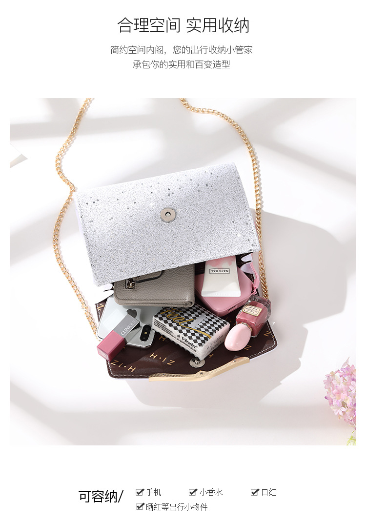 Women's Bag 2020 New Fashion Mini Chanel Rhombus Chain Bag Ins Super Popular Shoulder Messenger Bag in Stock