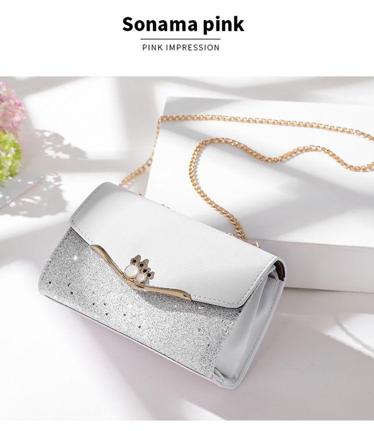 Women's Bag 2020 New Fashion Mini Chanel Rhombus Chain Bag Ins Super Popular Shoulder Messenger Bag in Stock