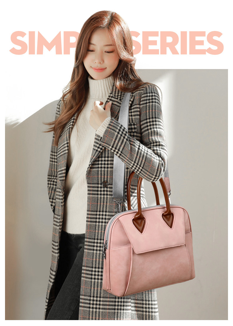 New Business Computer Bag Portable Shoulder Notebook Bag Large Capacity Waterproof Briefcase in Stock