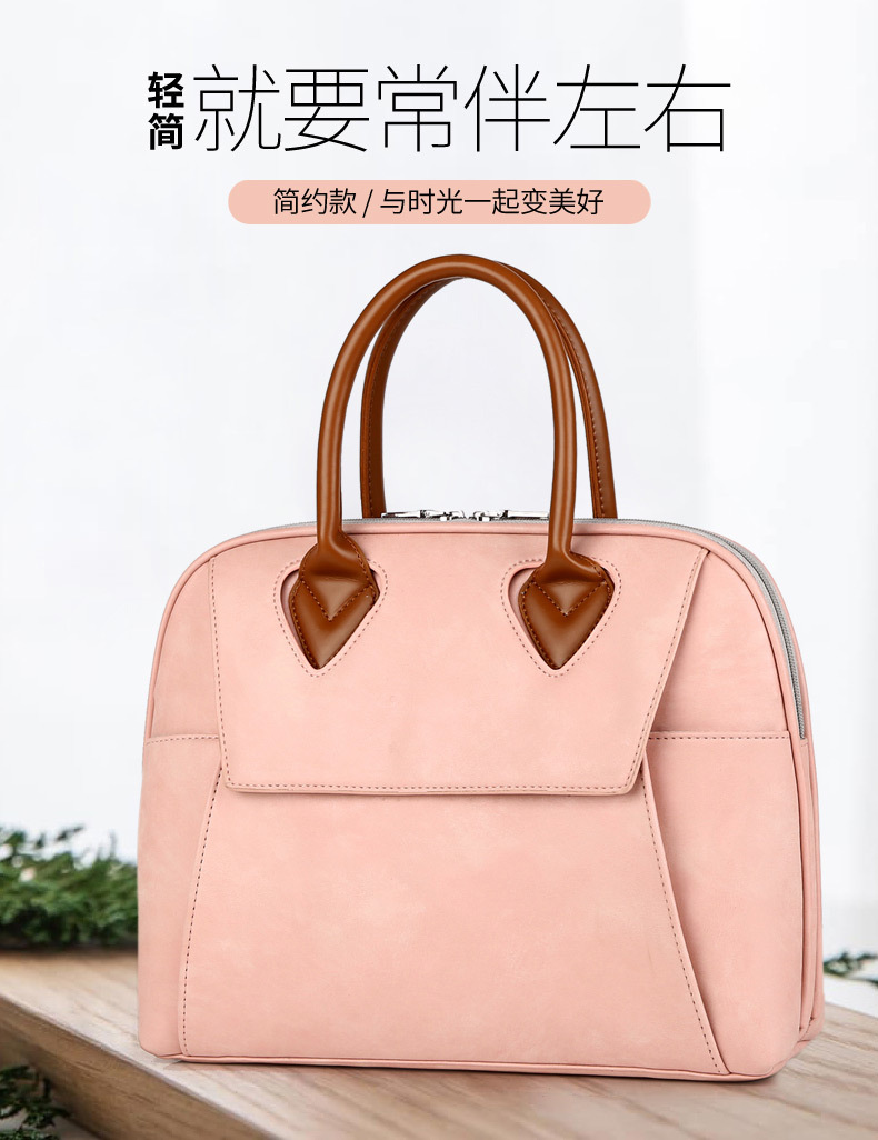 New Business Computer Bag Portable Shoulder Notebook Bag Large Capacity Waterproof Briefcase in Stock
