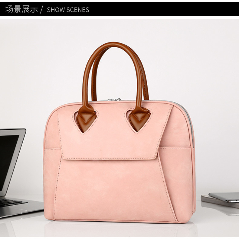 New Business Computer Bag Portable Shoulder Notebook Bag Large Capacity Waterproof Briefcase in Stock