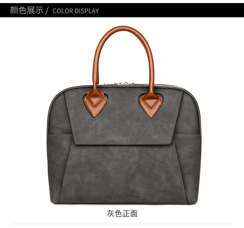 New Business Computer Bag Portable Shoulder Notebook Bag Large Capacity Waterproof Briefcase in Stock