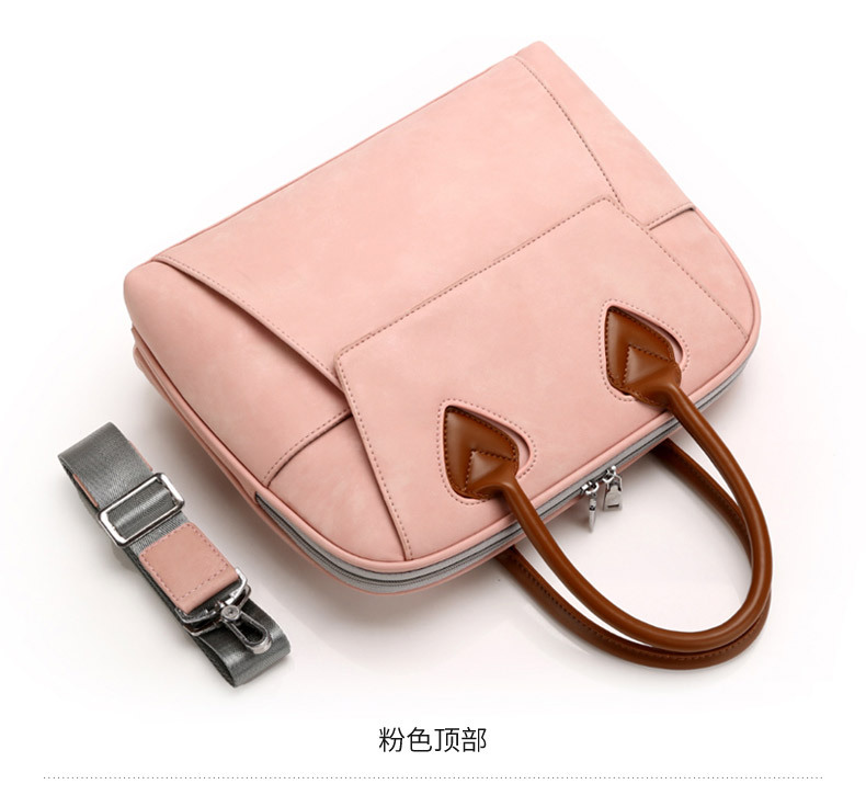 New Business Computer Bag Portable Shoulder Notebook Bag Large Capacity Waterproof Briefcase in Stock