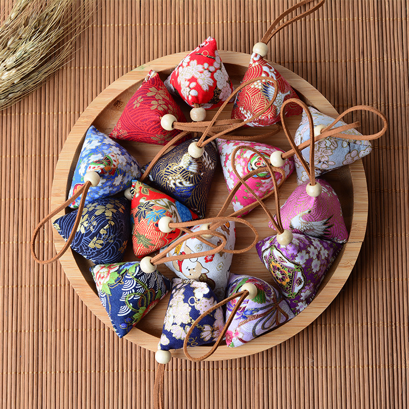 Bag Argy Wormwood Mosquito Repellent Portable Handmade Ancient Style Sachet Mini Zongzi Perfume Bag in Stock Whole