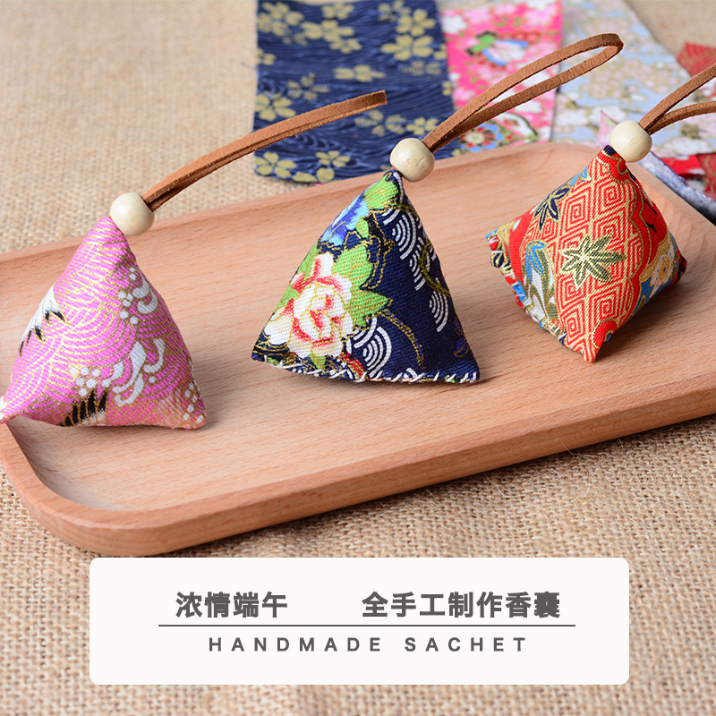 Bag Argy Wormwood Mosquito Repellent Portable Handmade Ancient Style Sachet Mini Zongzi Perfume Bag in Stock Whole
