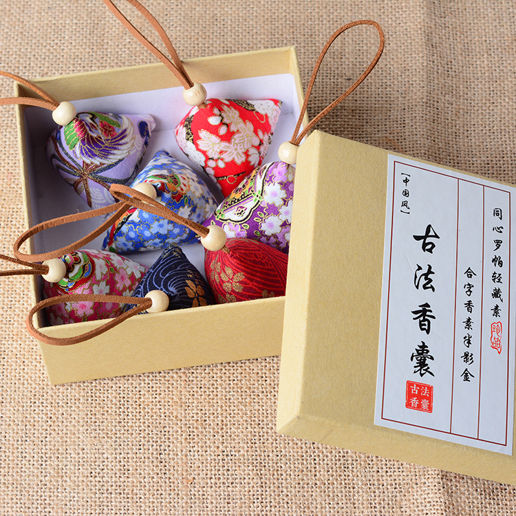Bag Argy Wormwood Mosquito Repellent Portable Handmade Ancient Style Sachet Mini Zongzi Perfume Bag in Stock Whole
