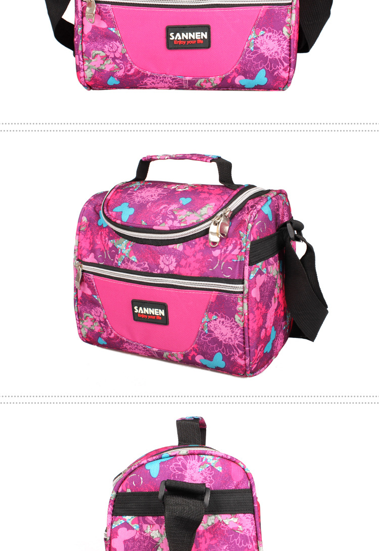 Sanne Lunch Bag in Stock Wholesale Portable Shawl Children's Lunch Bag Outdoor Picnic Insulated Freezer Bag Bags