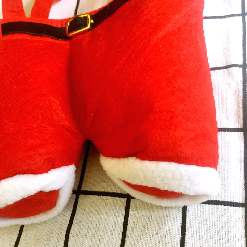 Factory Direct Sales Stock Christmas Hot Gift Bag Christmas Bag Christmas Bright Red Christmas Candy Bag