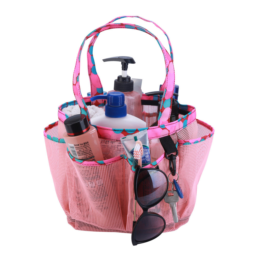 Bath bag Bath basket mesh handbag large capacity bath bag toilet bag in stock