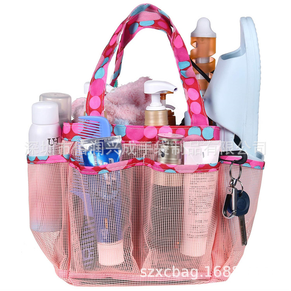 Bath bag Bath basket mesh handbag large capacity bath bag toilet bag in stock