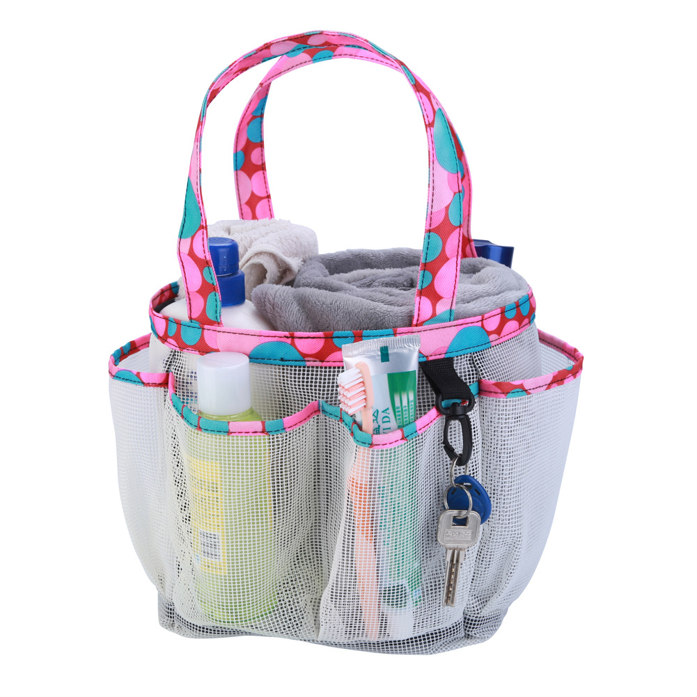 Bath bag Bath basket mesh handbag large capacity bath bag toilet bag in stock
