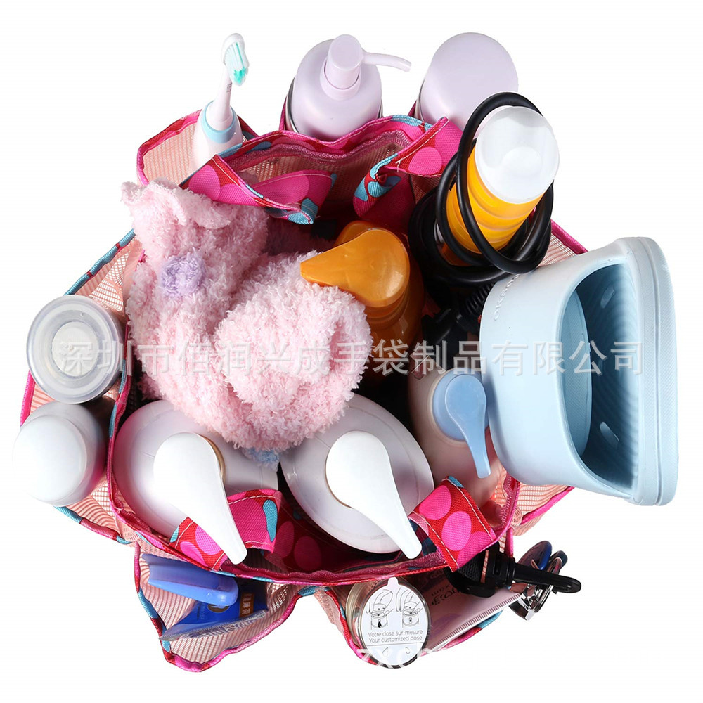 Bath bag Bath basket mesh handbag large capacity bath bag toilet bag in stock