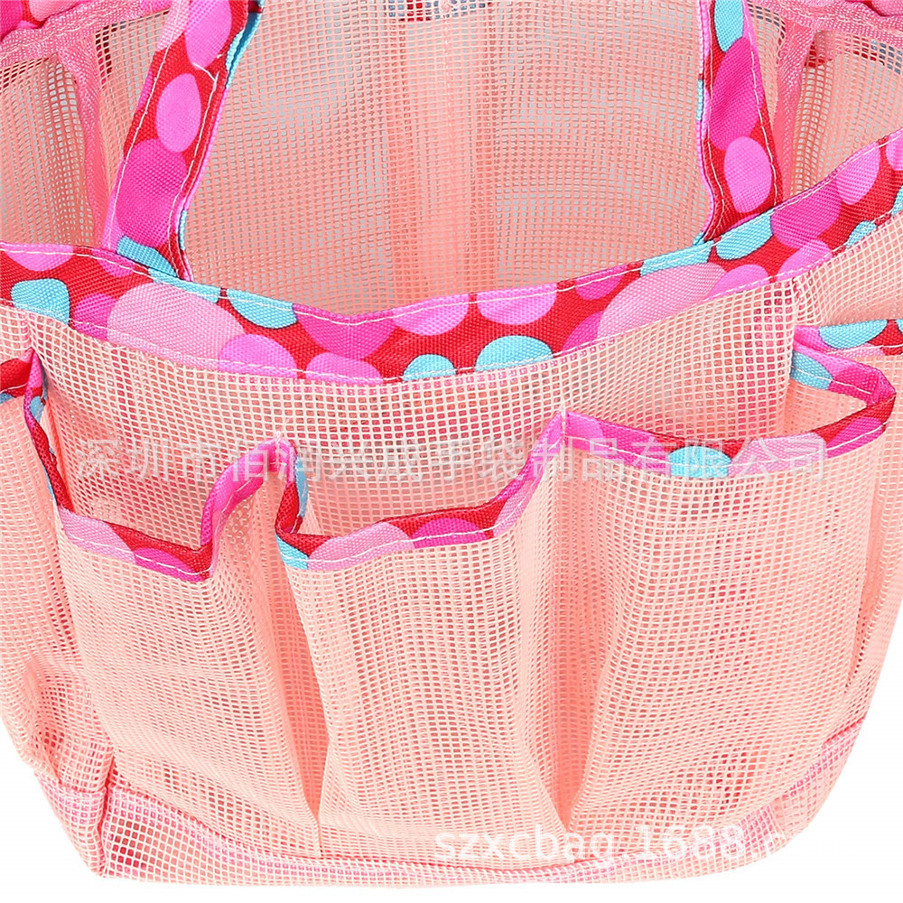 Bath bag Bath basket mesh handbag large capacity bath bag toilet bag in stock