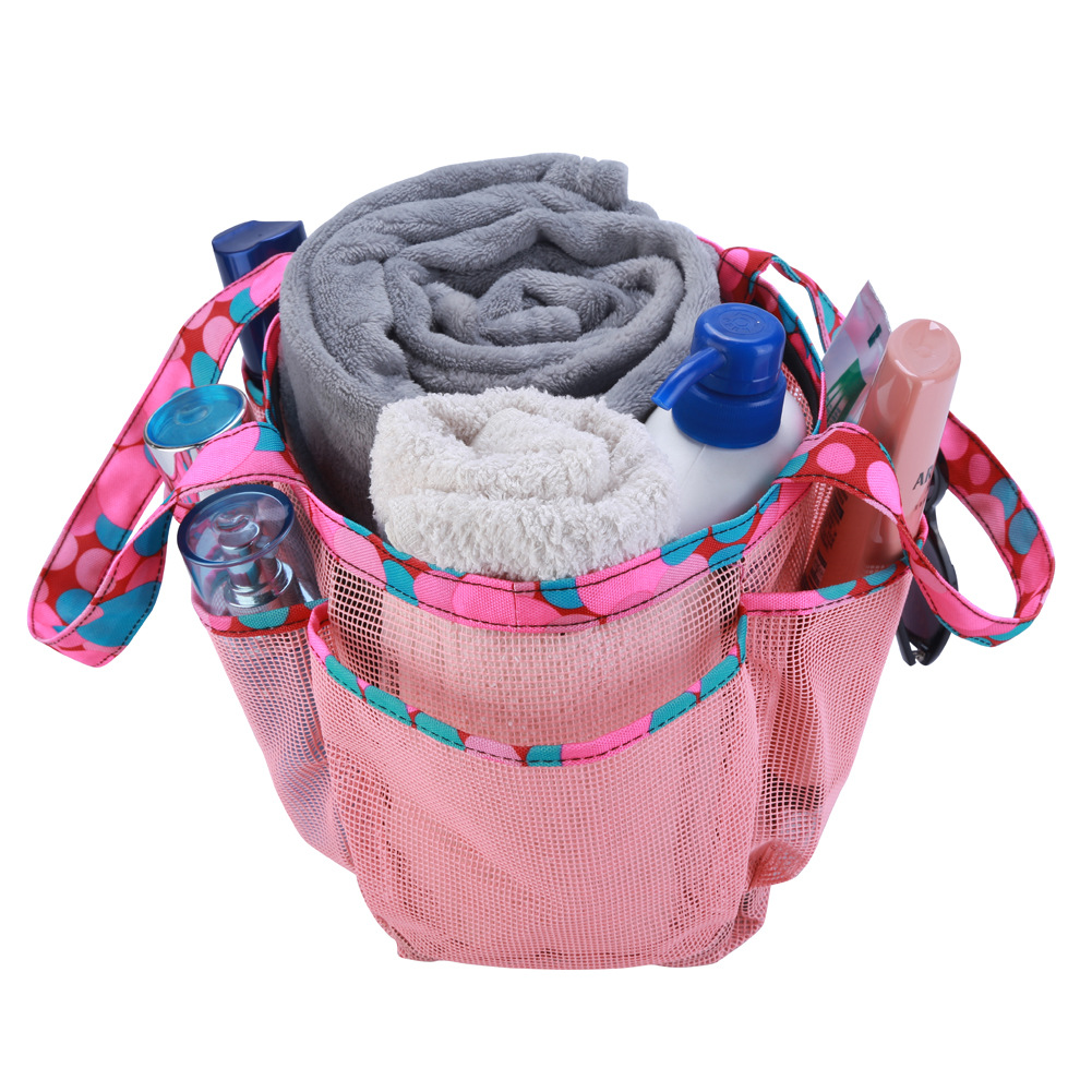Bath bag Bath basket mesh handbag large capacity bath bag toilet bag in stock