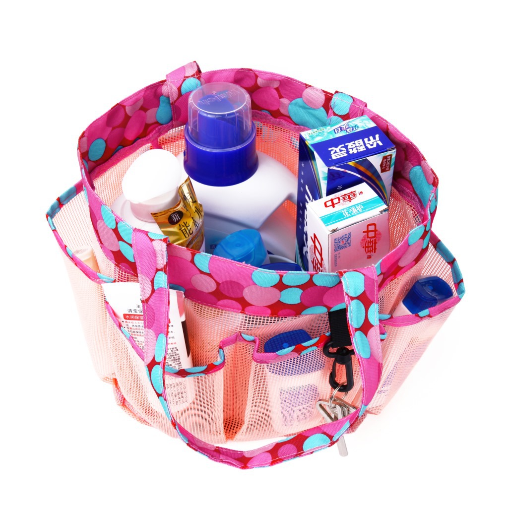 Bath bag Bath basket mesh handbag large capacity bath bag toilet bag in stock
