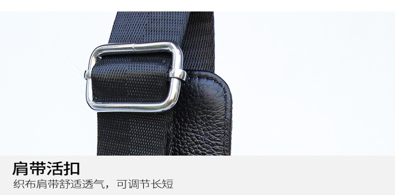 Genuine Leather Chest Bag Men's First Layer Cowhide Korean Style Men's Real-Leather Bag Crossbody Bag Casual Shoulder Crossbody Sports Shoulder Bag Genuine Leather Chest Bag Men's First Layer Cowhide Korean Style Men's Real-Leather Bag Crossbody Bag Casual Shoulder Crossbody Sports Shoulder Bag