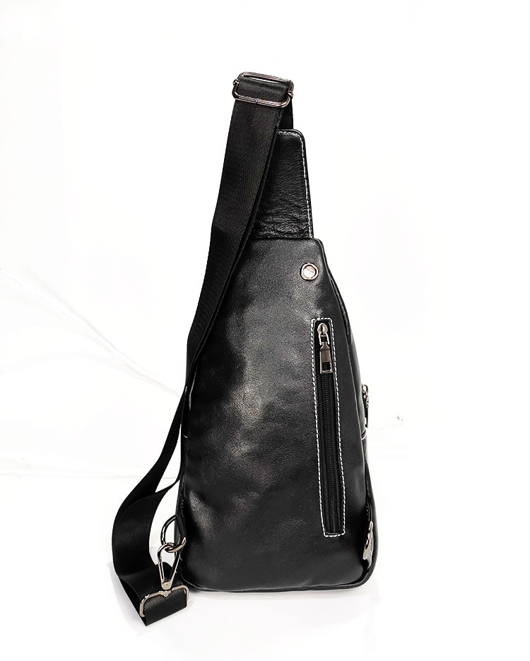 Genuine Leather Chest Bag Men's First Layer Cowhide Korean Style Men's Real-Leather Bag Crossbody Bag Casual Shoulder Crossbody Sports Shoulder Bag Genuine Leather Chest Bag Men's First Layer Cowhide Korean Style Men's Real-Leather Bag Crossbody Bag Casual Shoulder Crossbody Sports Shoulder Bag