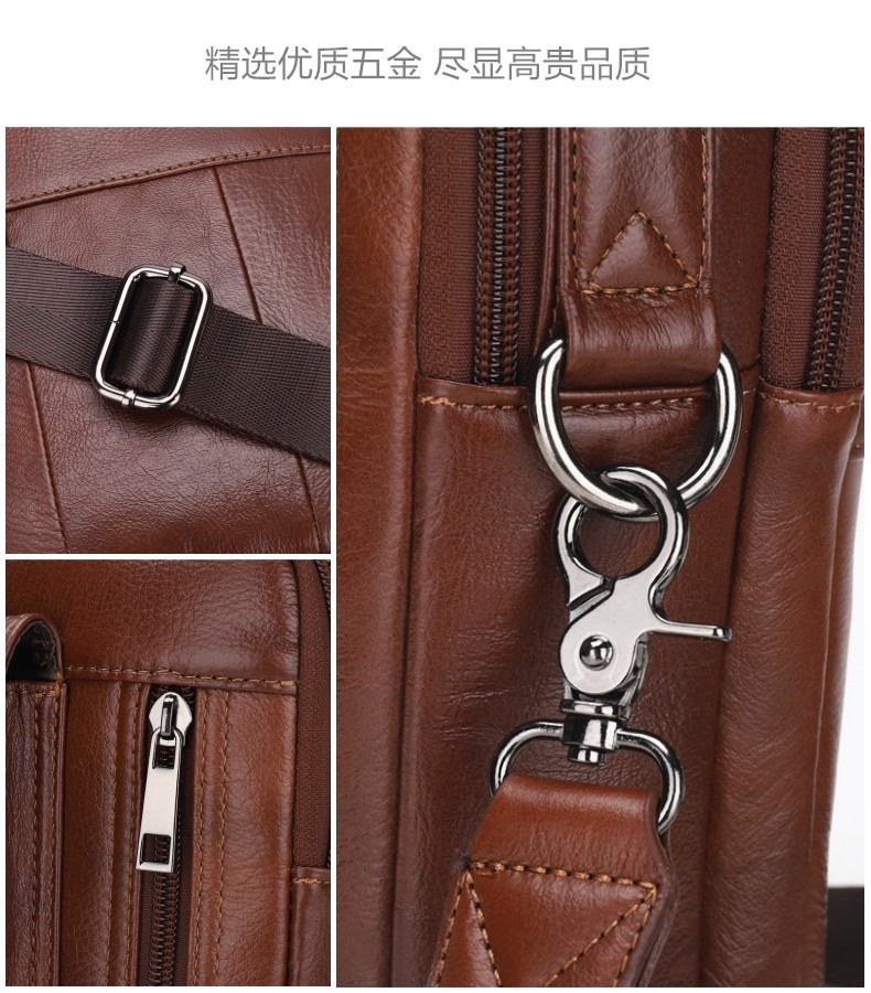 2020 New Arrival Men's Real-Leather Bag High Quality Men's Shoulder Bag First Layer Cowhide Men's Small Bag Trendy Crossbody Backpack
