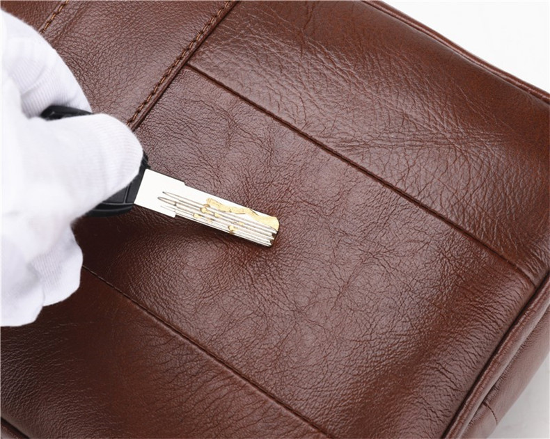 2020 New Arrival Men's Real-Leather Bag High Quality Men's Shoulder Bag First Layer Cowhide Men's Small Bag Trendy Crossbody Backpack