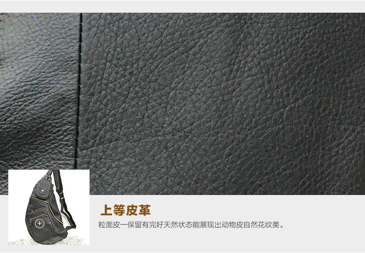 2020 Foreign Trade Popular Style Retro Men's Sports Men's Real-Leather Bag Chest Bag Men's Multi-Functional Outdoor Crossbody Shoulder Bag