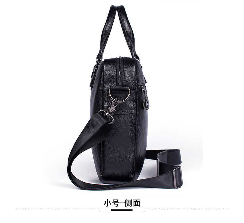 Cross-Border Supply 2020 Men's Real-Leather Bag Vintage Business Men's Briefcase Handbag Leather One-Shoulder Crossbody Bag for Men