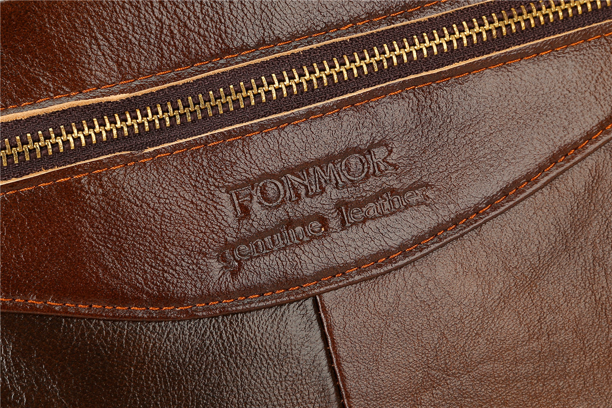 Cross-Border Men's Real-Leather Bag Briefcase Cowhide Men's Horizontal Briefcase Men's Handbag Factory Direct Sales