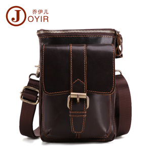 Factory Wholesale Men's Belt Bag Korean Multi-Functional Outdoor Waist Chest Bag Shoulder Sports Bag Matte Leather Men's Real-Leather Bag Factory Wholesale Men's Belt Bag Korean Multi-Functional Outdoor Waist Chest Bag Shoulder Sports Bag Matte Leather Men's Real-Leather Bag
