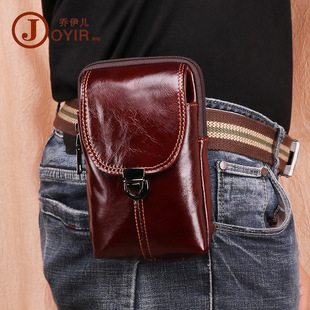Factory Wholesale Men's Belt Bag Korean Multi-Functional Outdoor Waist Chest Bag Shoulder Sports Bag Matte Leather Men's Real-Leather Bag Factory Wholesale Men's Belt Bag Korean Multi-Functional Outdoor Waist Chest Bag Shoulder Sports Bag Matte Leather Men's Real-Leather Bag