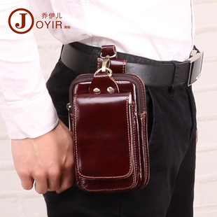 Factory Wholesale Men's Belt Bag Korean Multi-Functional Outdoor Waist Chest Bag Shoulder Sports Bag Matte Leather Men's Real-Leather Bag Factory Wholesale Men's Belt Bag Korean Multi-Functional Outdoor Waist Chest Bag Shoulder Sports Bag Matte Leather Men's Real-Leather Bag