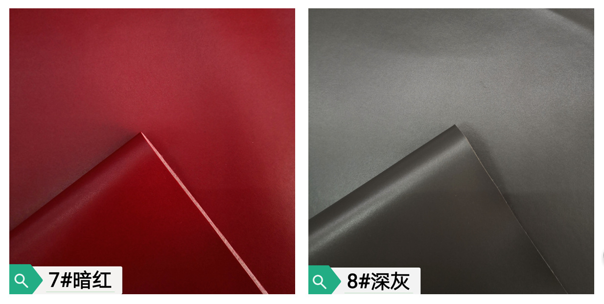 In Stock Wholesale PU Leather 16P EU Plain Leather Fabric Bags Artificial Leather Soft Bag Sofa Leather