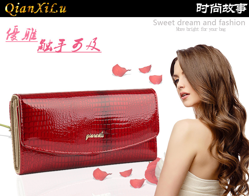 Brand patent leather fashion women's bag real leather bag lady handbag guangzhou wallet amazon Tmall special supply of goods Brand patent leather fashion women's bag real leather bag lady handbag guangzhou wallet amazon Tmall special supply of goods