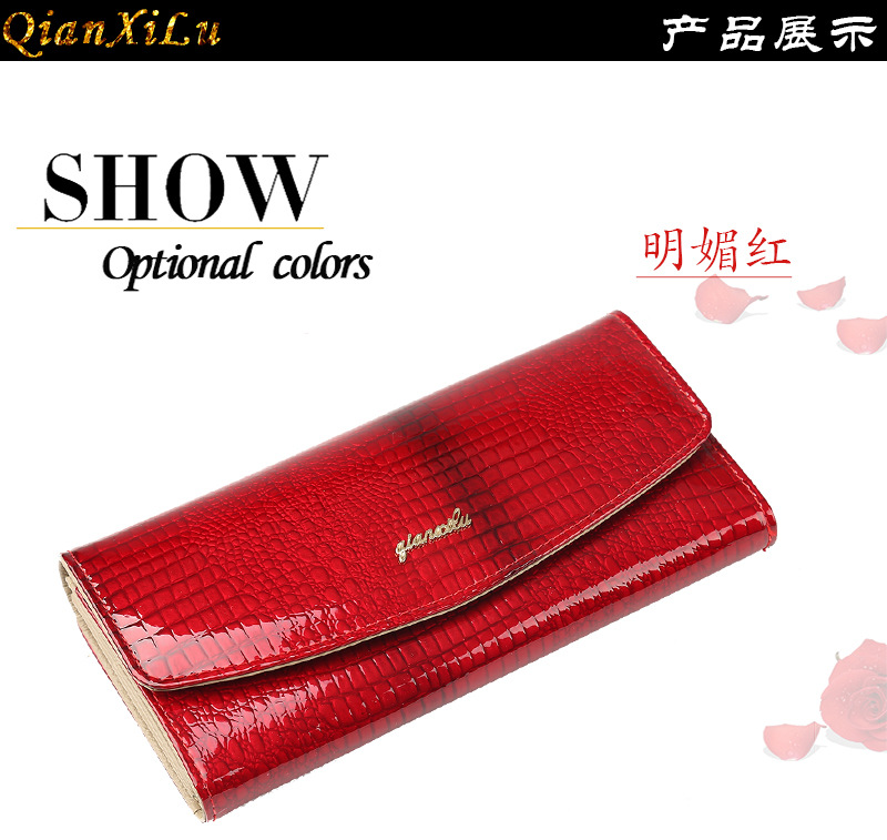 Brand patent leather fashion women's bag real leather bag lady handbag guangzhou wallet amazon Tmall special supply of goods Brand patent leather fashion women's bag real leather bag lady handbag guangzhou wallet amazon Tmall special supply of goods