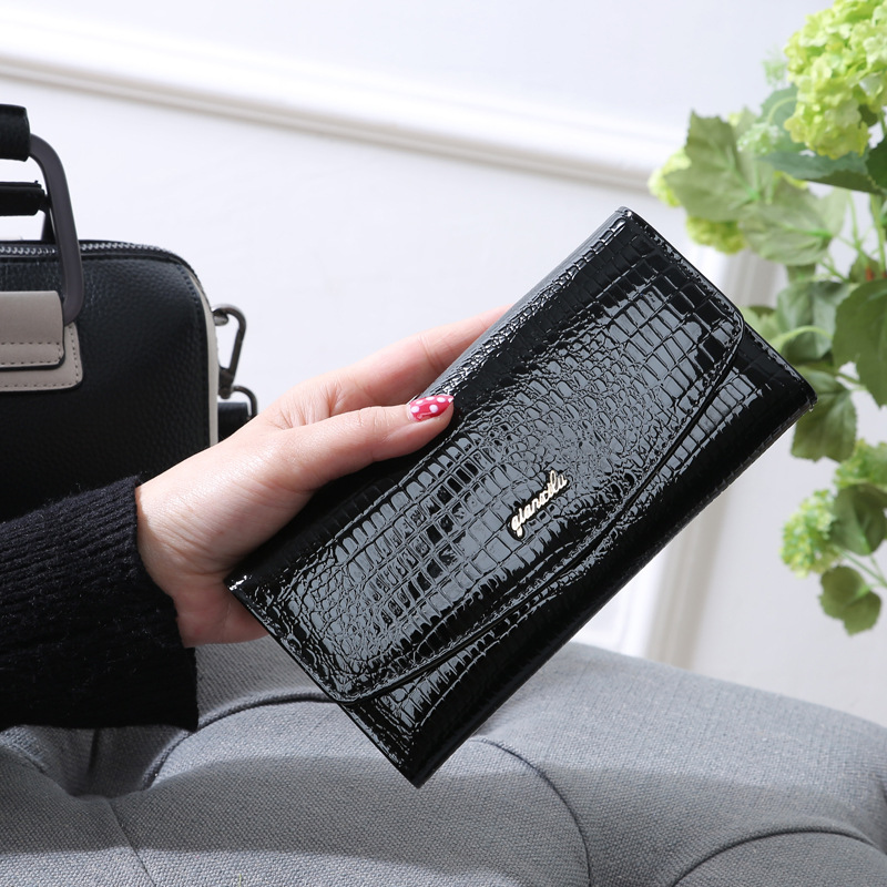 Brand patent leather fashion women's bag real leather bag lady handbag guangzhou wallet amazon Tmall special supply of goods Brand patent leather fashion women's bag real leather bag lady handbag guangzhou wallet amazon Tmall special supply of goods
